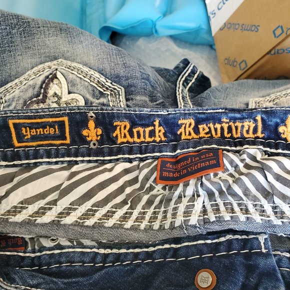 Rock Revival Womens Yandel Ankle Skinny Jeans Size 31 - Picture 4 of 6